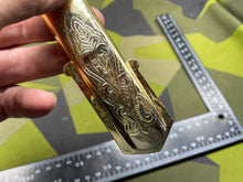 Load image into Gallery viewer, Original British Royal Navy Officer's Gilt Sword Chape
