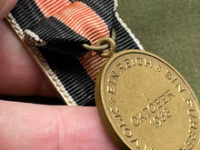 Charger l&#39;image dans la galerie, Original WW2 German Army October 1st 1938 Commemorative Medal
