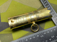 Load image into Gallery viewer, Original British Royal Navy Officer's Gilt Sword Scabbard Throat
