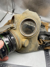 Load image into Gallery viewer, Original WW2 British Home Front Warden's Gas Mask in Correct Canvas Bag - The Militaria Shop

