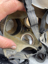 Load image into Gallery viewer, Original WW2 British Home Front Warden's Gas Mask in Correct Canvas Bag - The Militaria Shop
