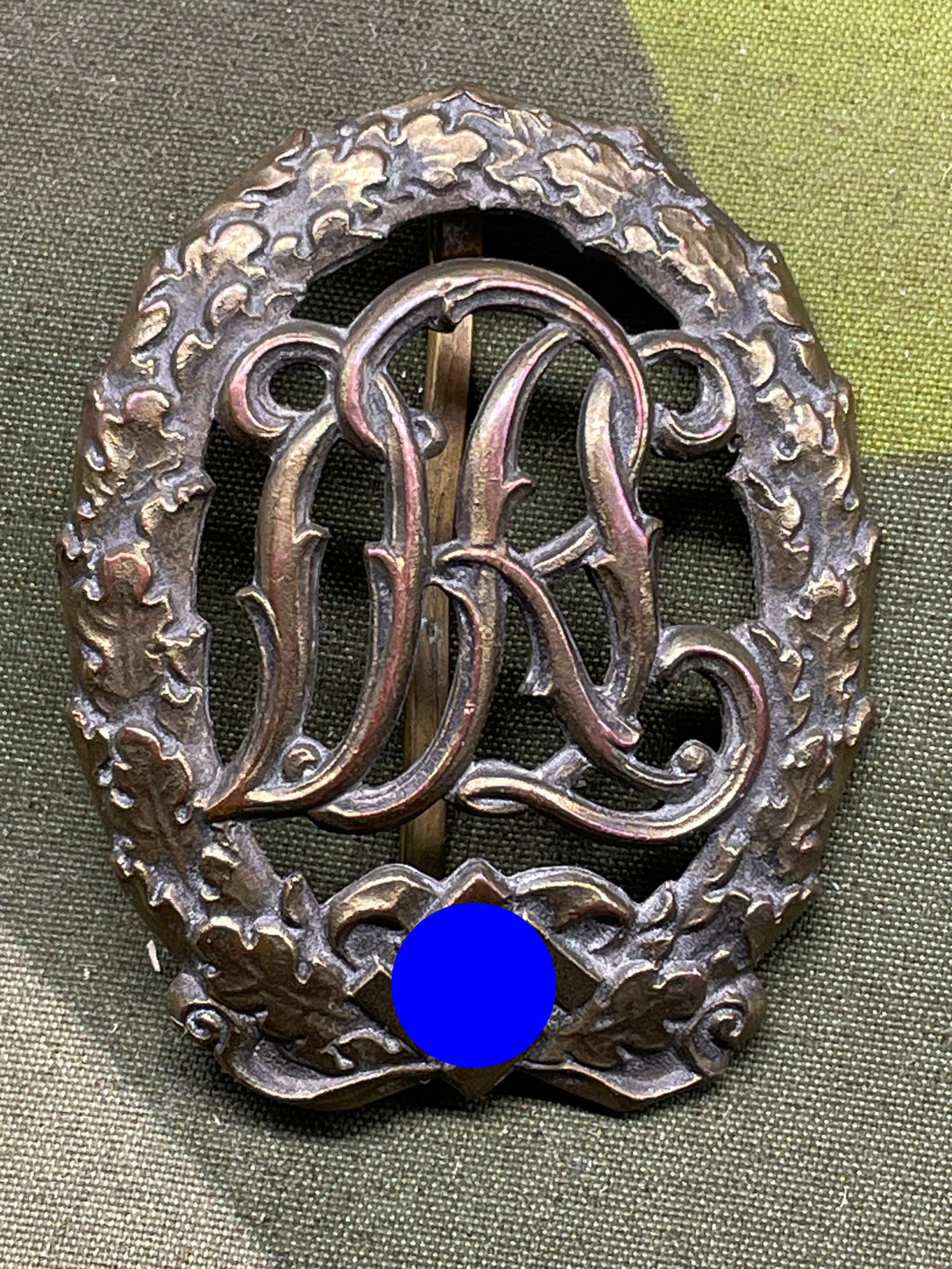 Original WW2 German DRL 'Reichssportabzeichen' Bronze Sports Badge