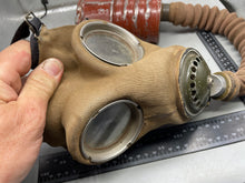 Charger l'image dans la galerie, Original WW2 British Army Soldier's Gas Mask in Used Condition - The Militaria Shop
