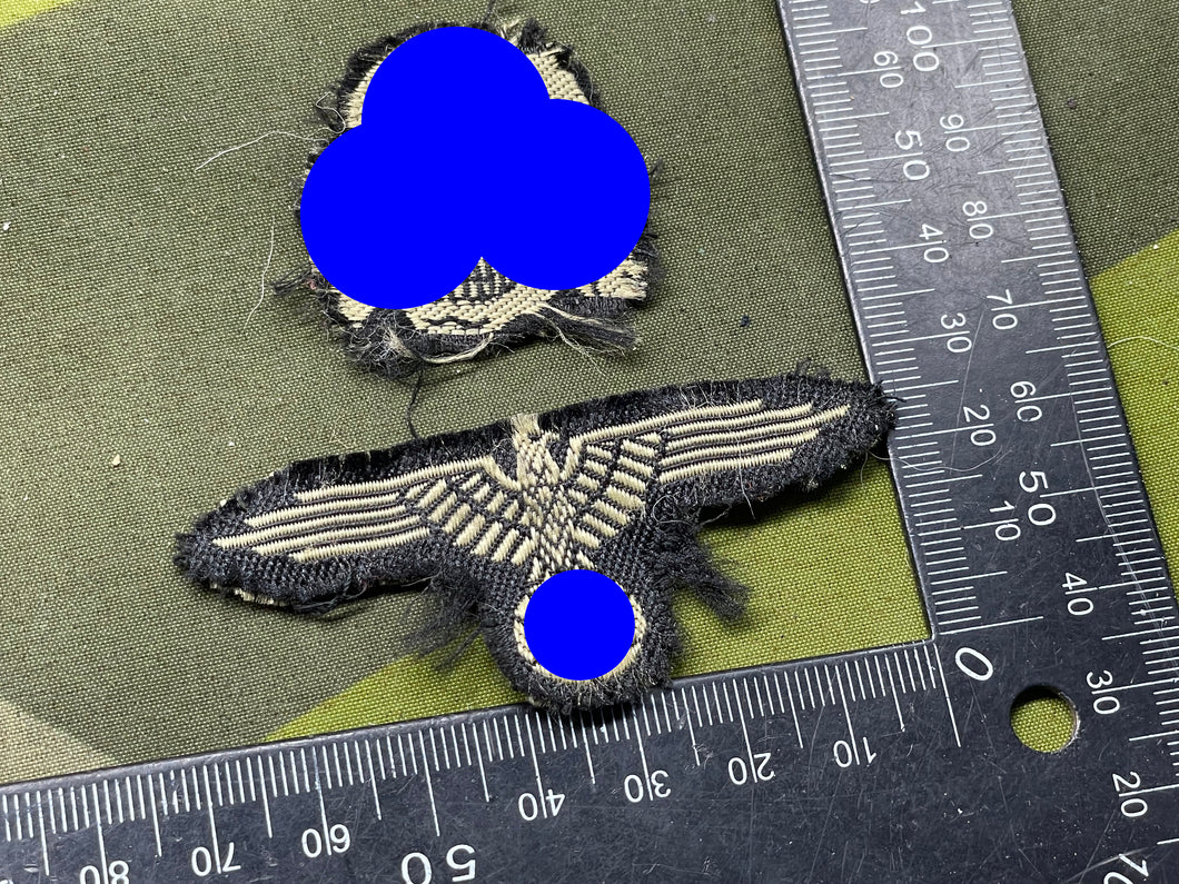WW2 German SS Bevo Weave M43 Cap Insignia
