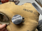 Original WW2 British Army Soldier's T-Mic Long Hose Gas Mask & Dog Tag RNVR - The Militaria Shop