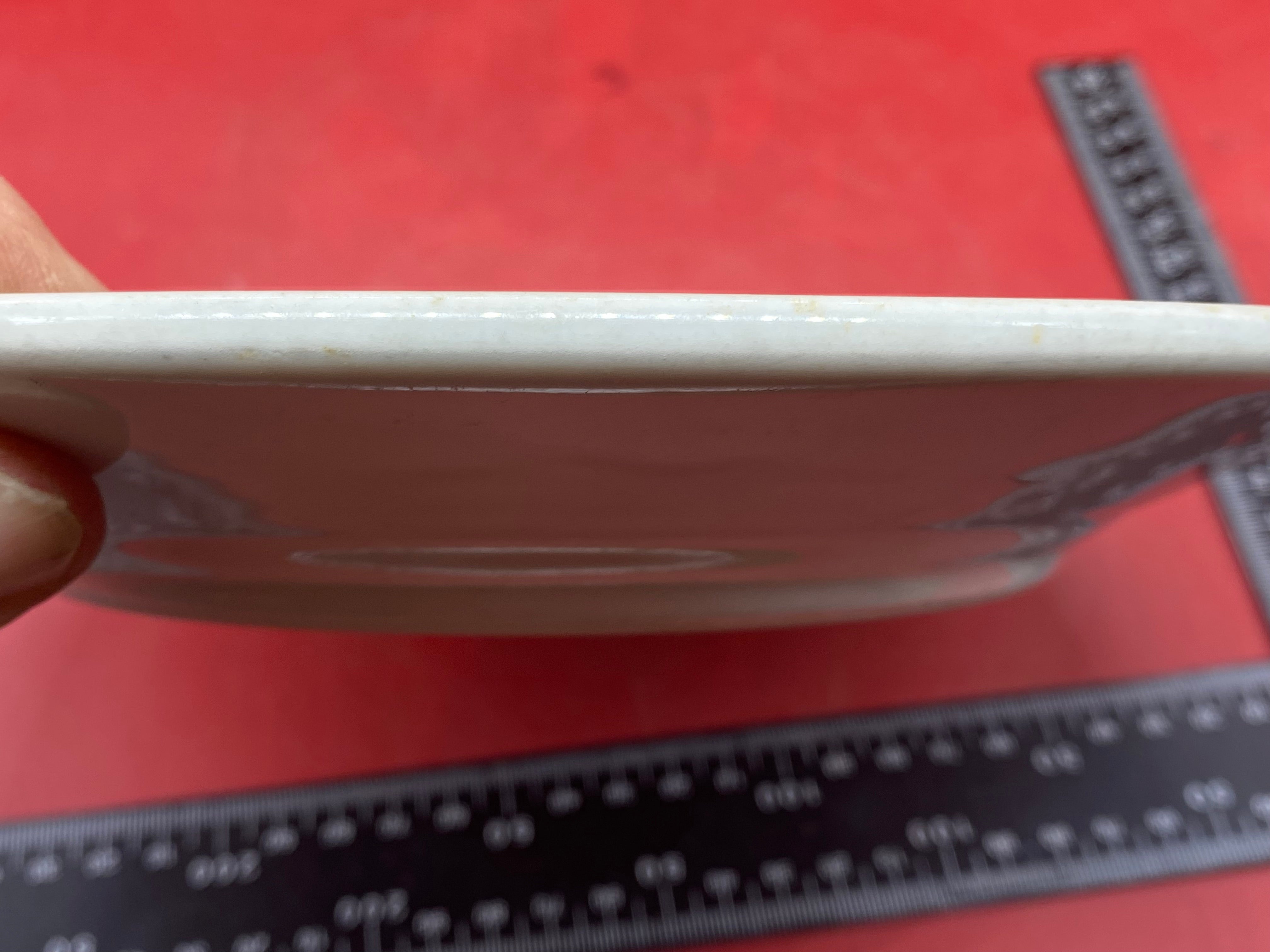 Large Heavy WW2 German RAD White Porcelain Plate. - The Militaria Shop