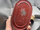 Original WW2 British Army Soldier's T-Mic Long Hose Gas Mask & Dog Tag RNVR - The Militaria Shop