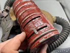 Original WW2 British Army Soldier's T-Mic Long Hose Gas Mask & Dog Tag RNVR - The Militaria Shop