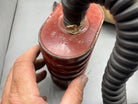 Original WW2 British Army Soldier's T-Mic Long Hose Gas Mask & Dog Tag RNVR - The Militaria Shop