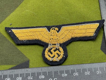 Load image into Gallery viewer, Reproduction Kriegsmarine Gilt Bullion Breast Eagle Badge
