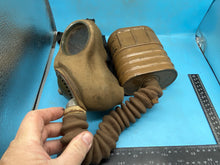 Load image into Gallery viewer, Original Pre-WW2 Dated British Army Gas Mask
