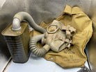Original US Army M3 Service Gas Mask in Bag - in Stunning Condition - The Militaria Shop