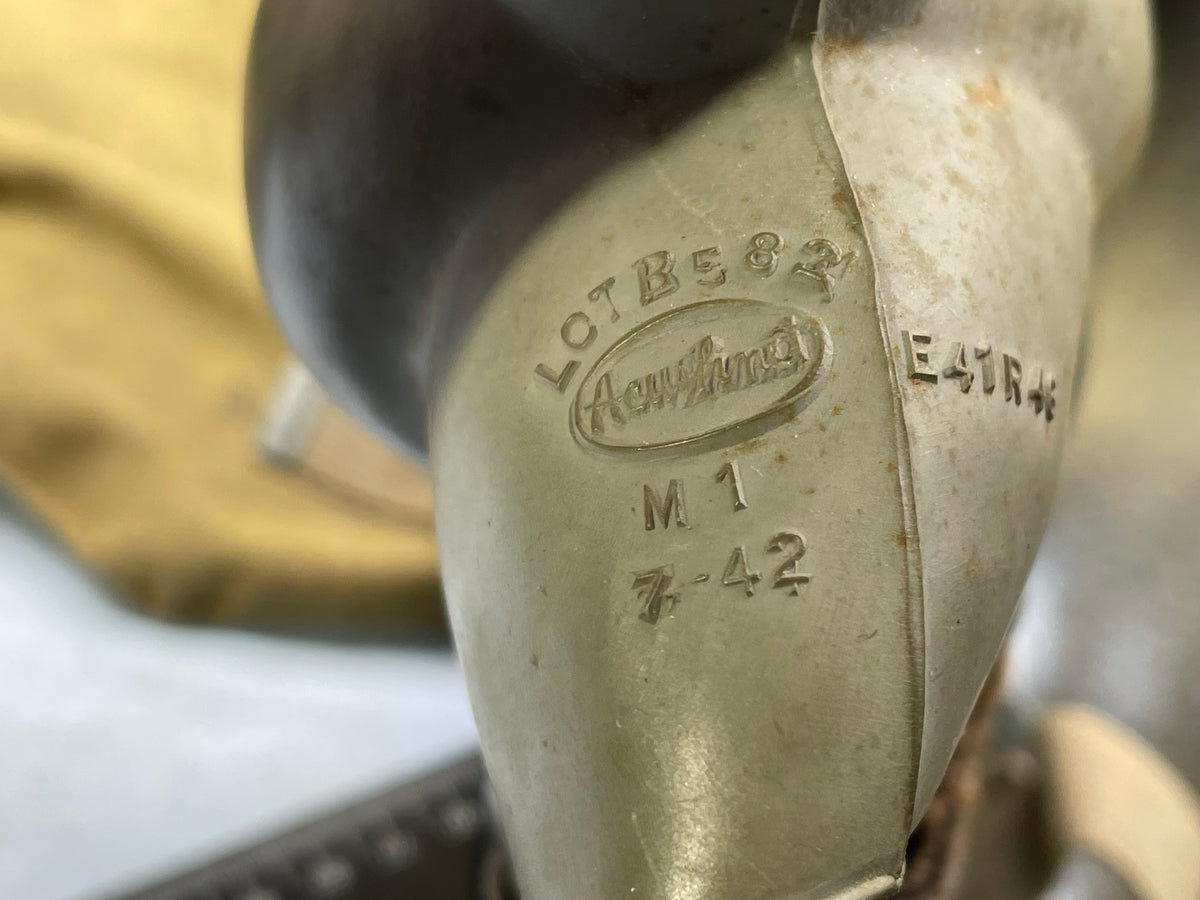 Original US Army M3 Service Gas Mask in Bag - in Stunning Condition - The Militaria Shop