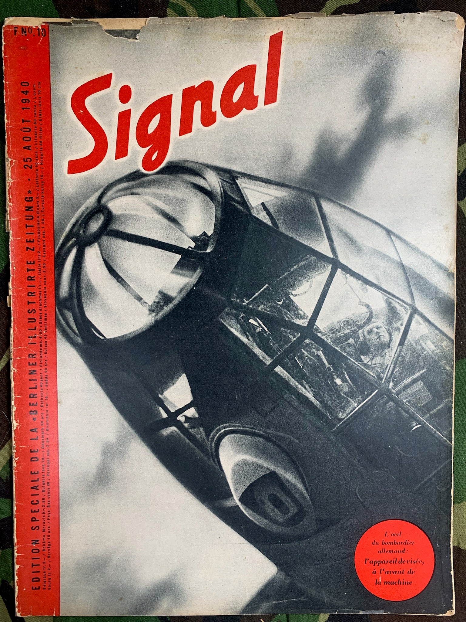 Original WW2 German Signal Magazine - August 1940 - The Militaria Shop