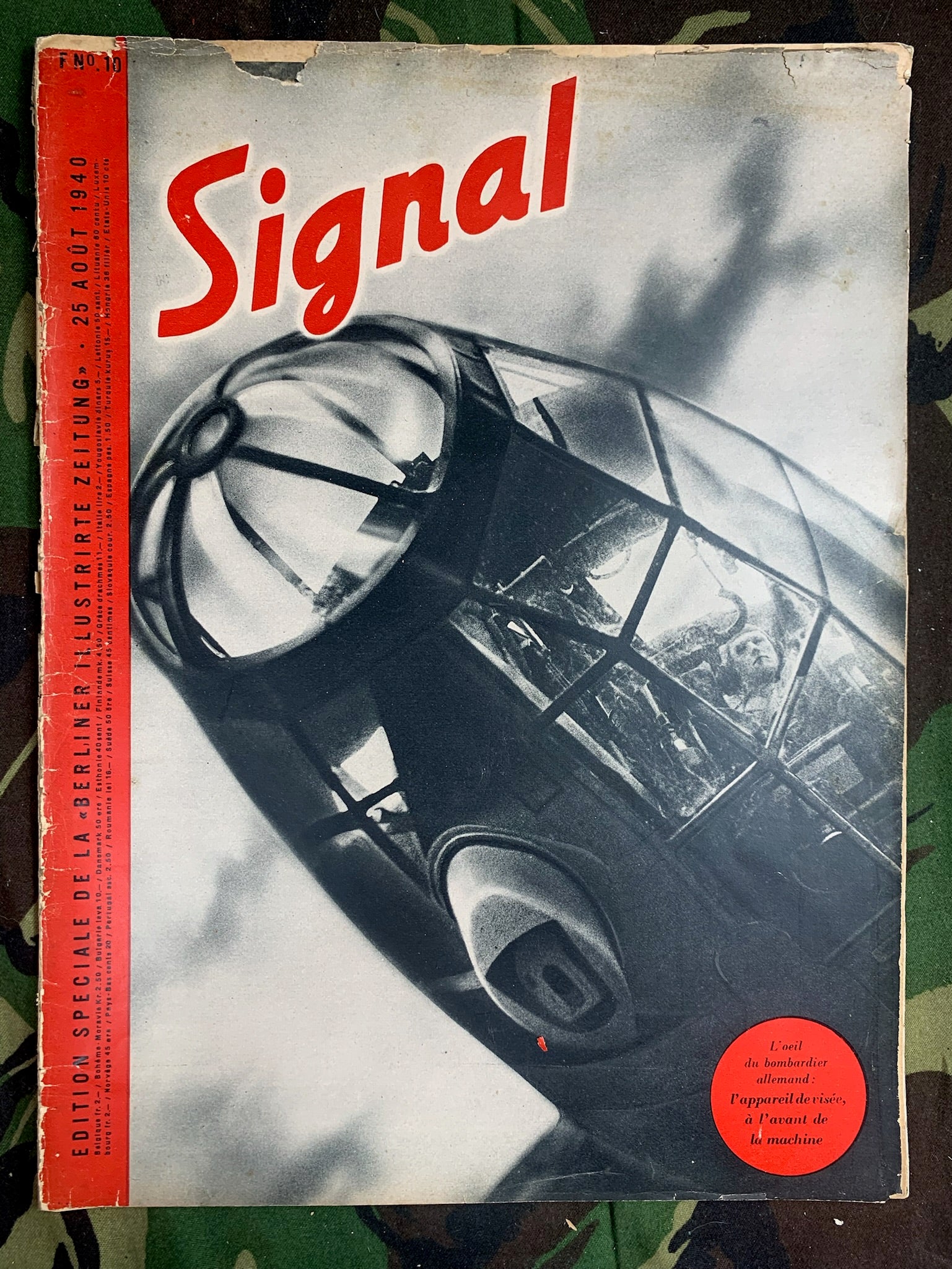 Original WW2 German Signal Magazine - August 1940 - The Militaria Shop