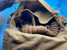 Load image into Gallery viewer, Original WW2 Dated Canadian Army Soldier&#39;s Gas Mask in named bag
