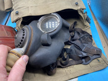 Load image into Gallery viewer, Original WW2 Dated British Army Long-Hose Gas Mask in 1941 Dated Bag
