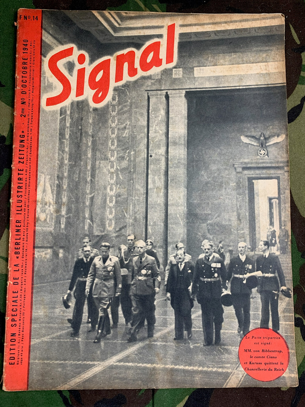 Original WW2 German Signal Magazine - October 1940