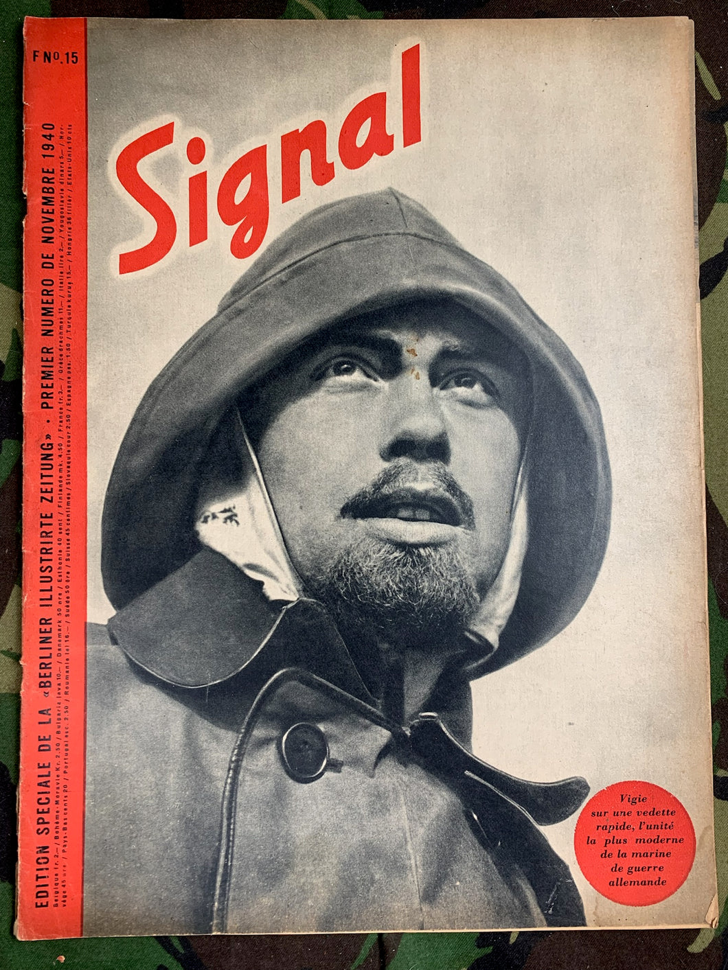 Original WW2 German Signal Magazine - November 1940