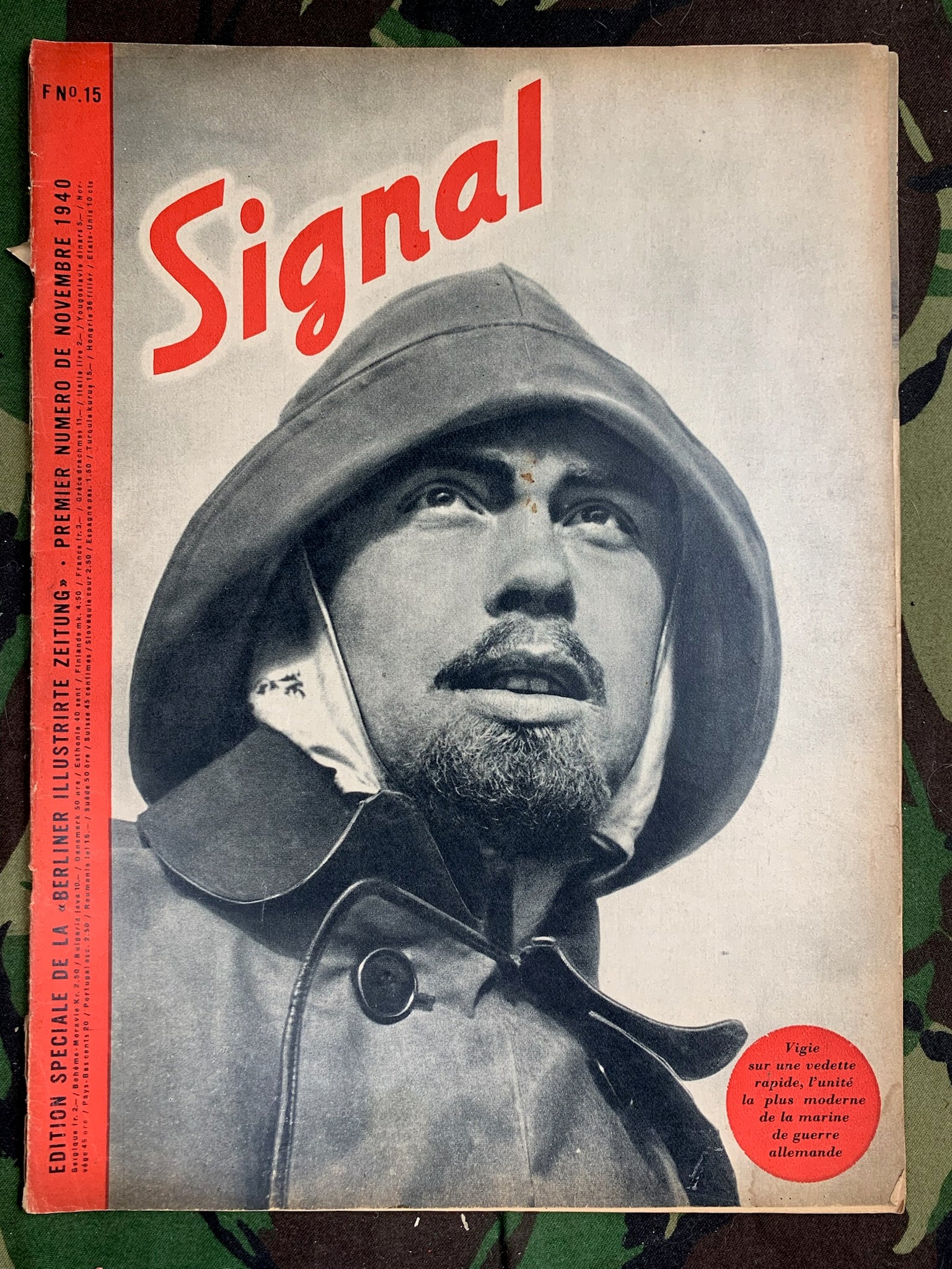 Original WW2 German Signal Magazine November 1940 For Sale The