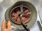 Reproduction WW2 German Double Decal SS Helmet with Chicken Wire - Size 68cm - The Militaria Shop
