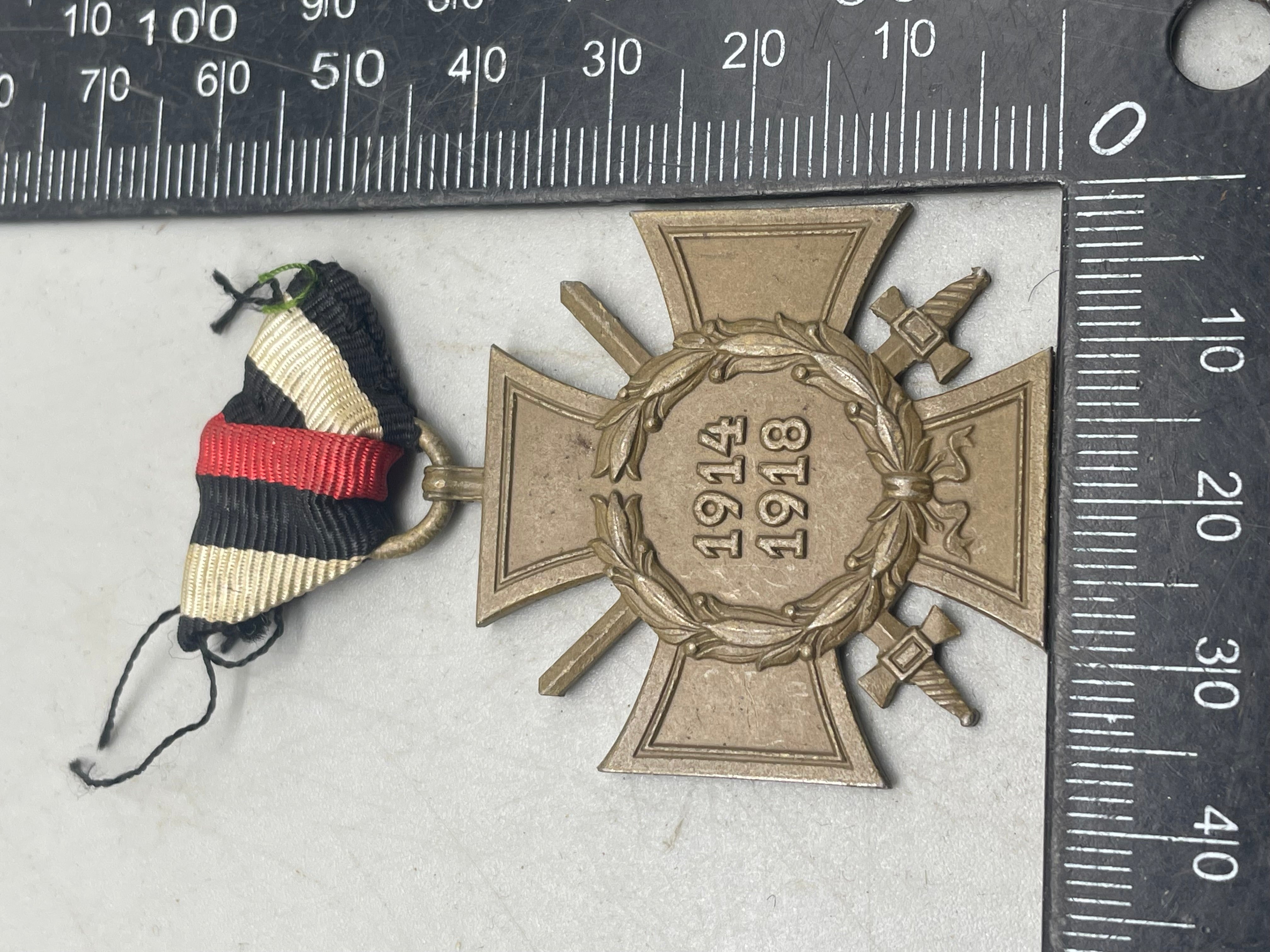 Original WW1 Combatants / Hindenburg Cross 1914 - 1918 - The Militaria Shop