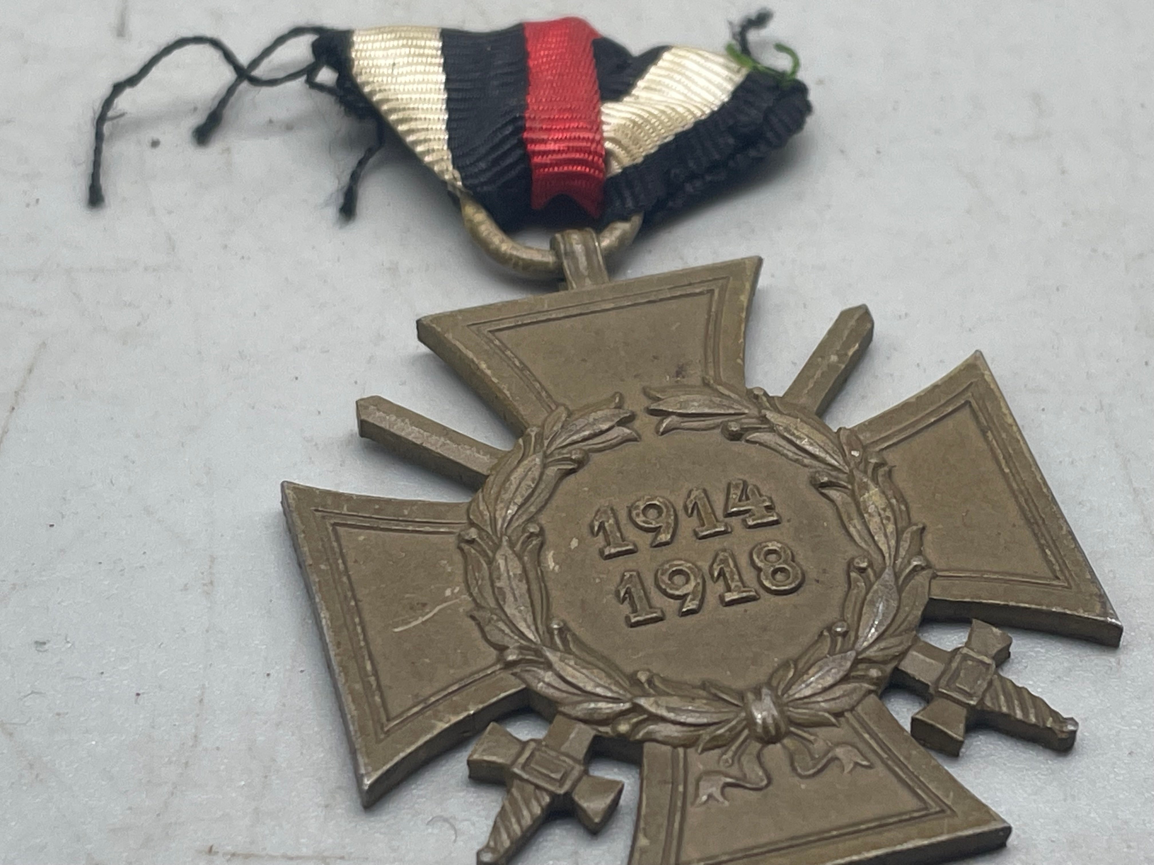 Original WW1 Combatants / Hindenburg Cross 1914 - 1918 - The Militaria Shop