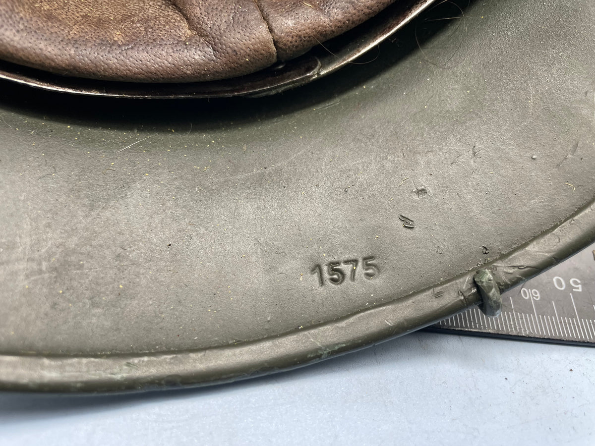 Reproduction WW2 German Double Decal SS Helmet with Chicken Wire - The Militaria Shop