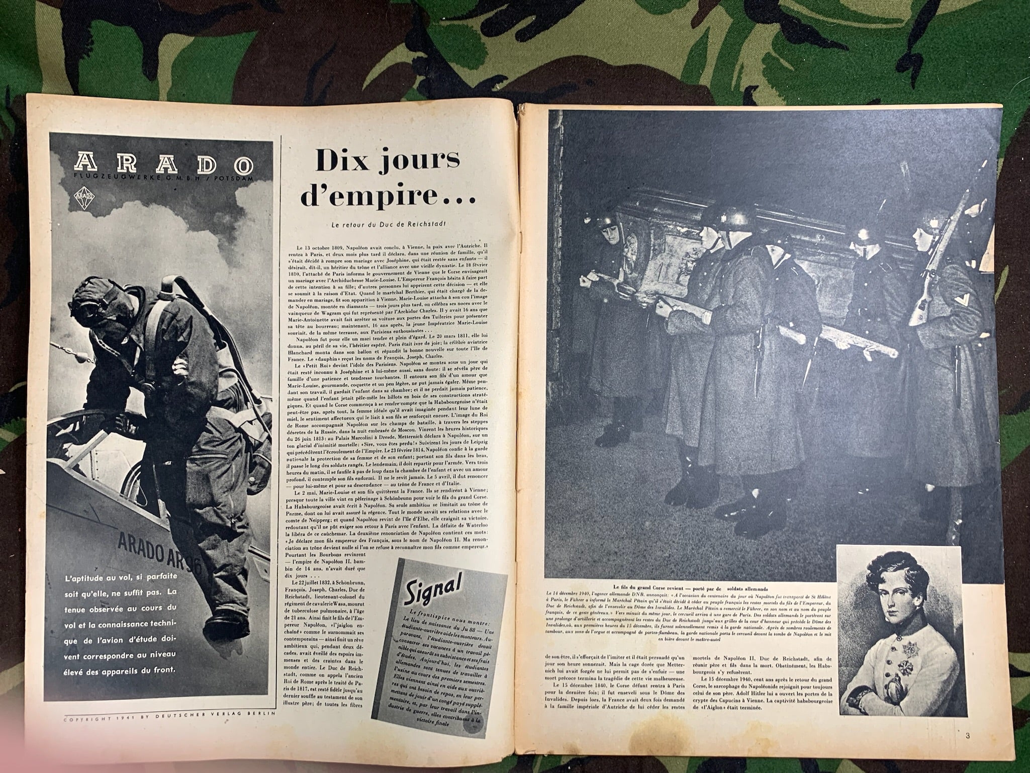 Original WW2 German Signal Magazine - January 1941 - The Militaria Shop