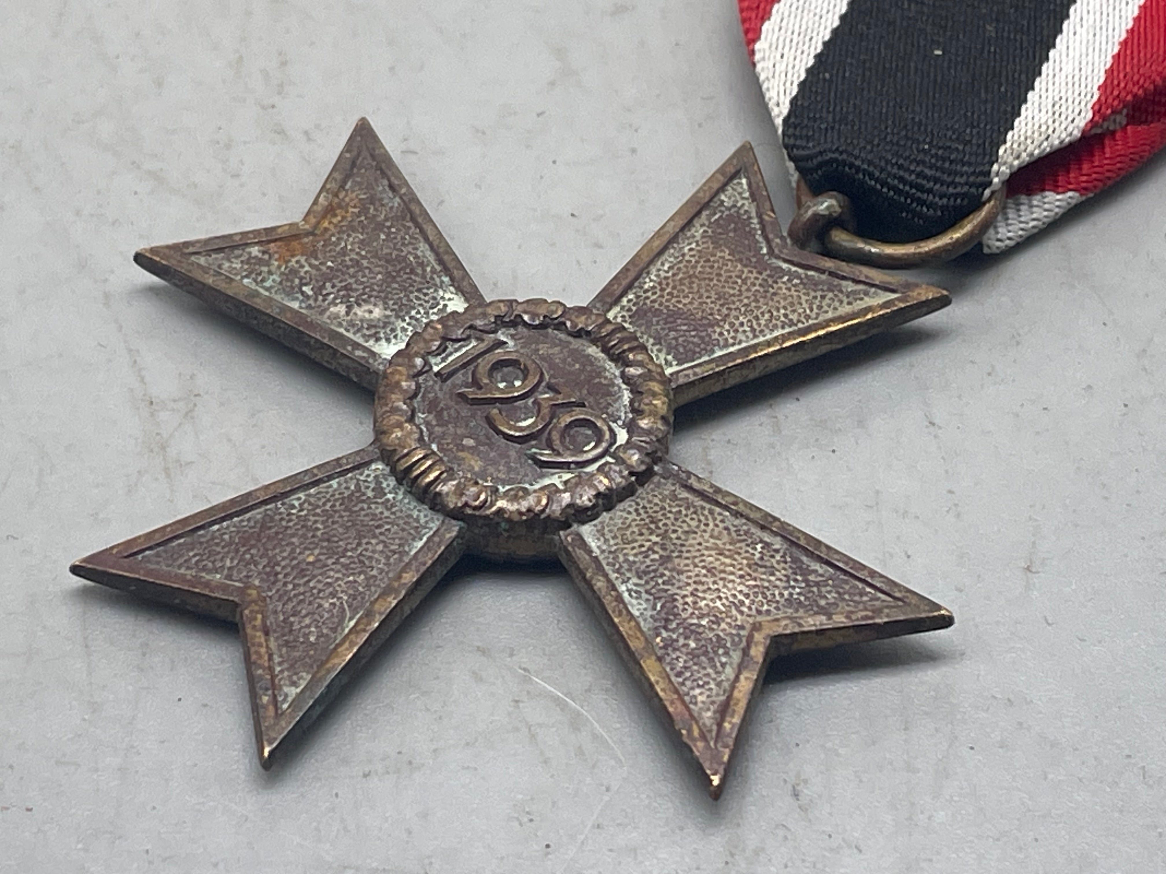 Original WW2 German War Merit Cross 2nd Class without Swords - The Militaria Shop