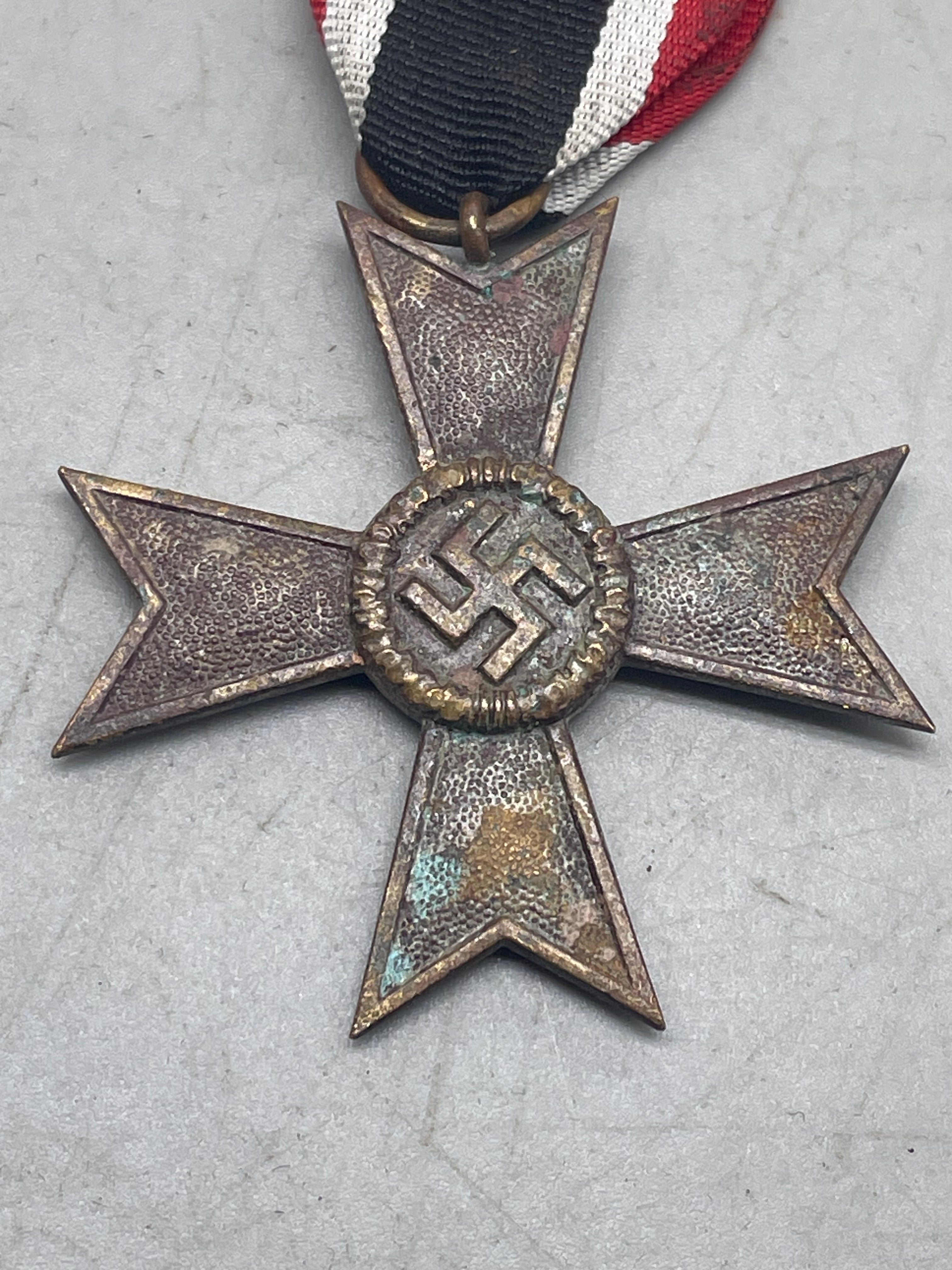 Original WW2 German War Merit Cross 2nd Class without Swords - The Militaria Shop