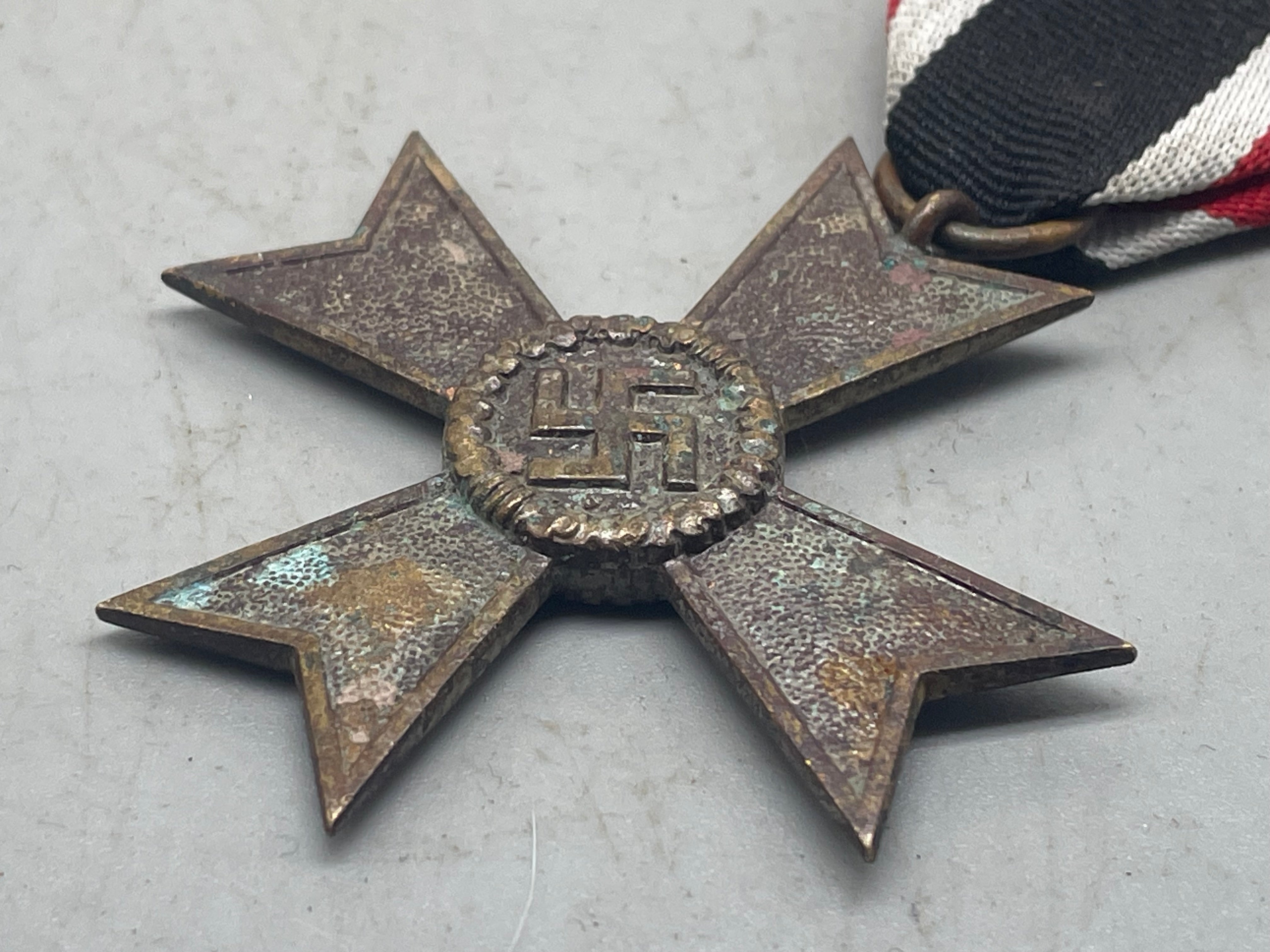 Original WW2 German War Merit Cross 2nd Class without Swords - The Militaria Shop