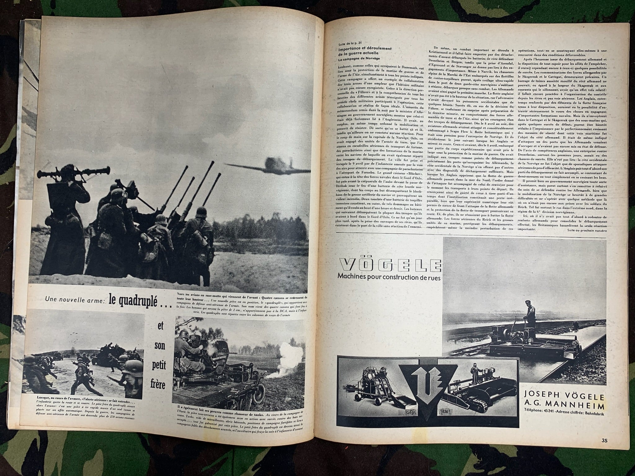 Original WW2 German Signal Magazine - February 1941 - The Militaria Shop