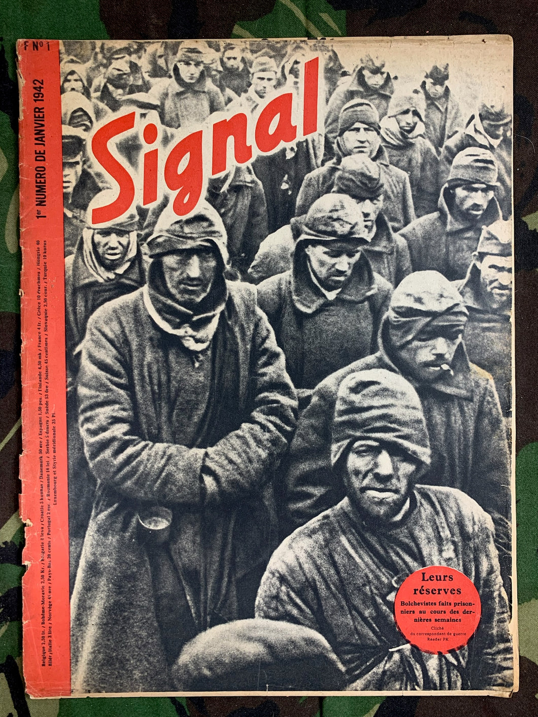 Original WW2 German Signal Magazine - January 1942