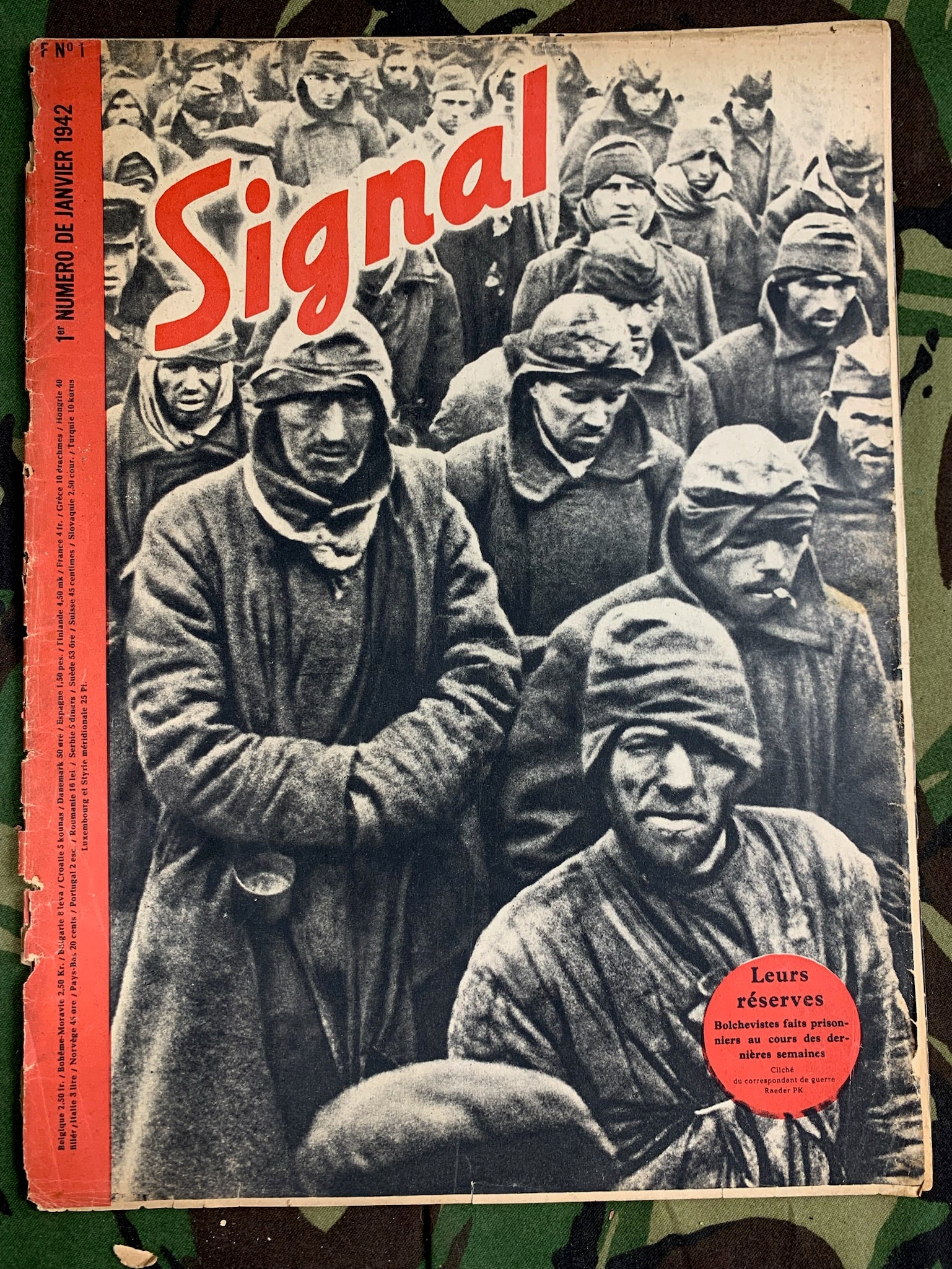 Original WW2 German Signal Magazine - January 1942 - The Militaria Shop