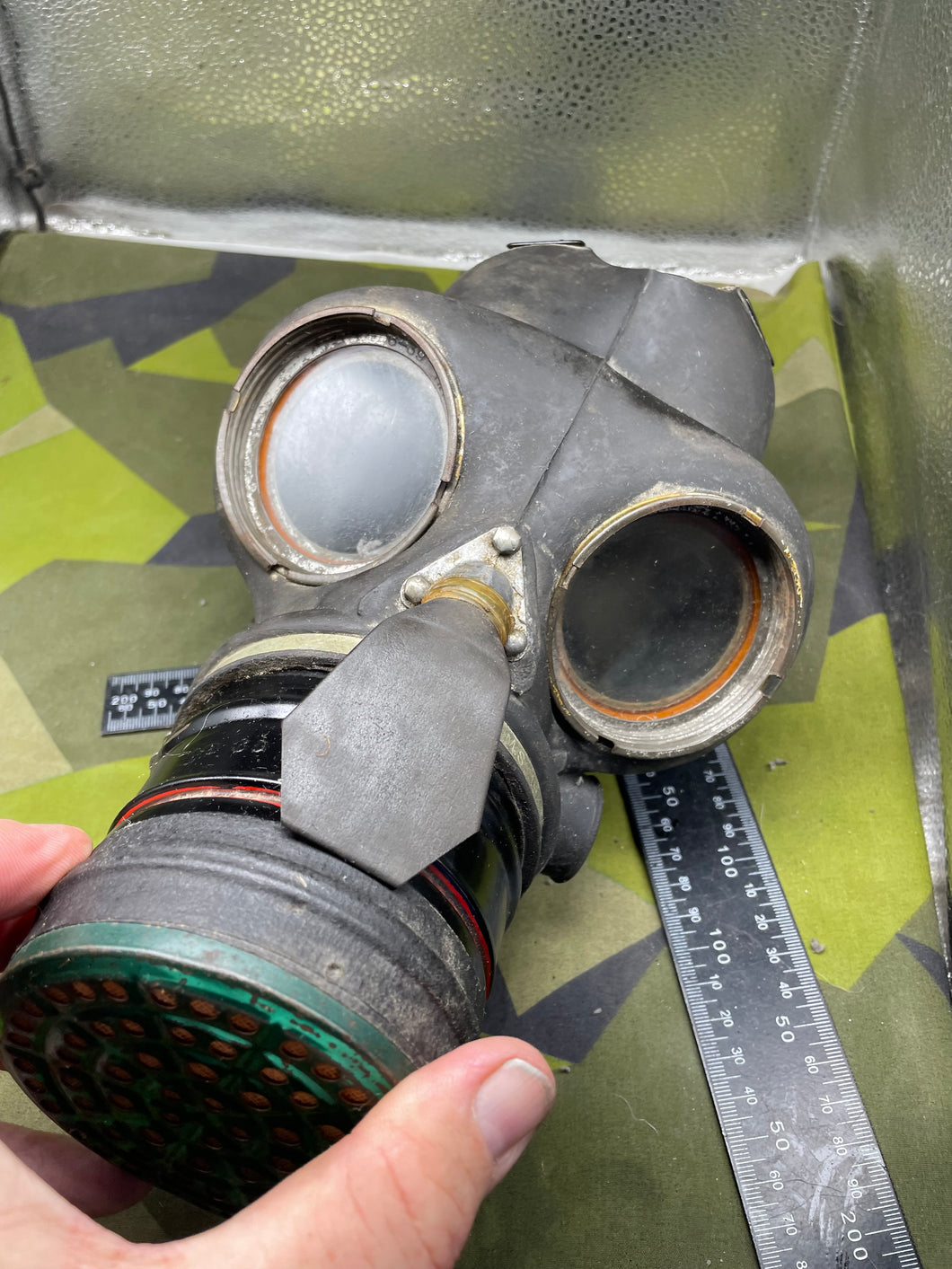 WW2 British Home Front Warden's Gas Mask