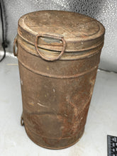 Load image into Gallery viewer, Original WW2 British Private Purchase Home Front Gas Mask Tin (empty) - The Militaria Shop
