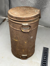 Load image into Gallery viewer, Original WW2 British Private Purchase Home Front Gas Mask Tin (empty) - The Militaria Shop
