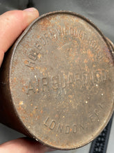 Load image into Gallery viewer, Original WW2 British Private Purchase Home Front Gas Mask Tin (empty) - The Militaria Shop

