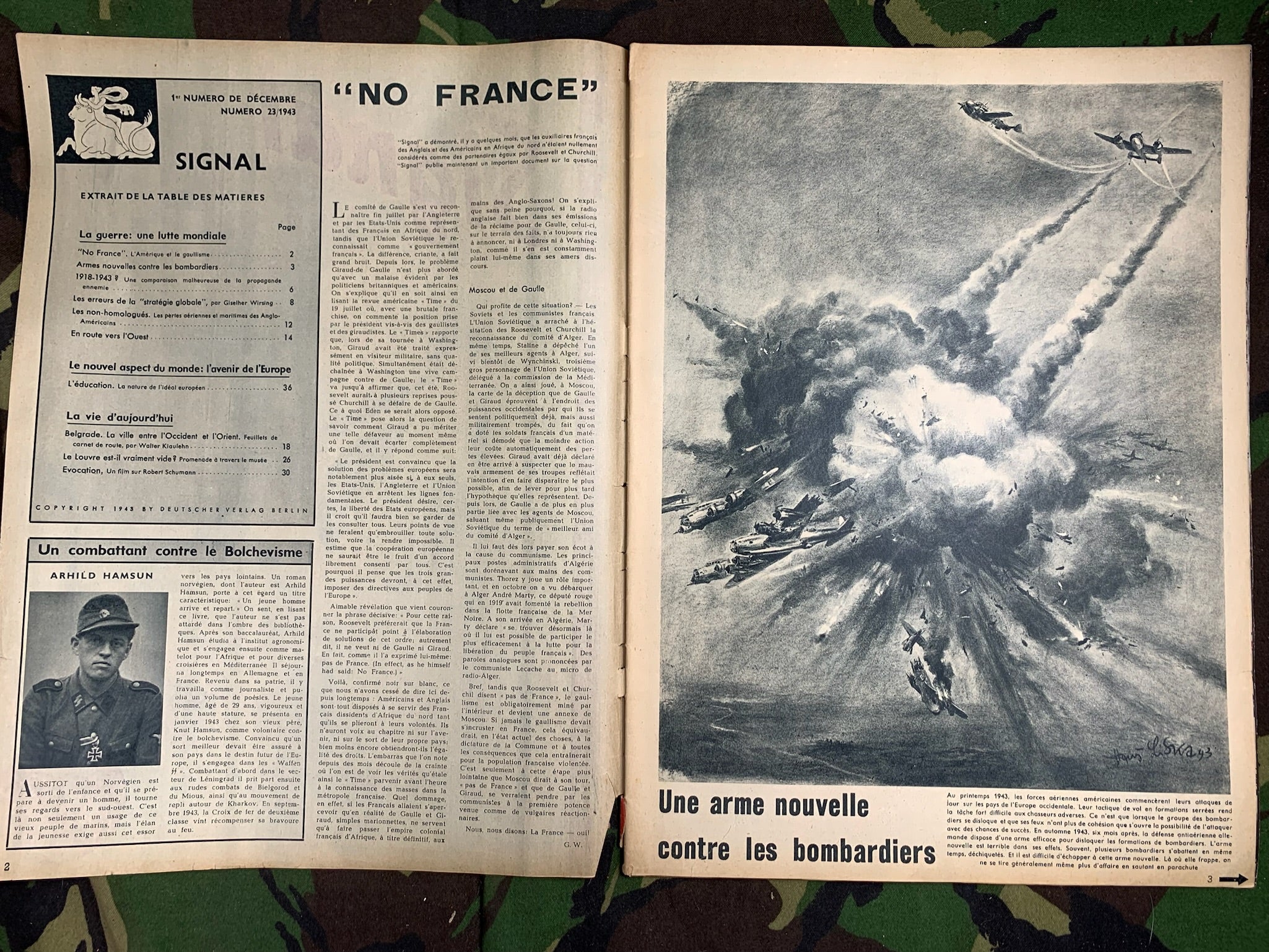 Original WW2 German Signal Magazine - December 1943 - The Militaria Shop