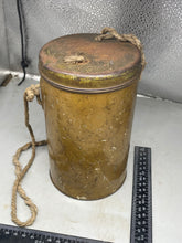 Load image into Gallery viewer, Original WW2 British Private Purchase Home Front Gas Mask Tin &amp; Instructions - The Militaria Shop
