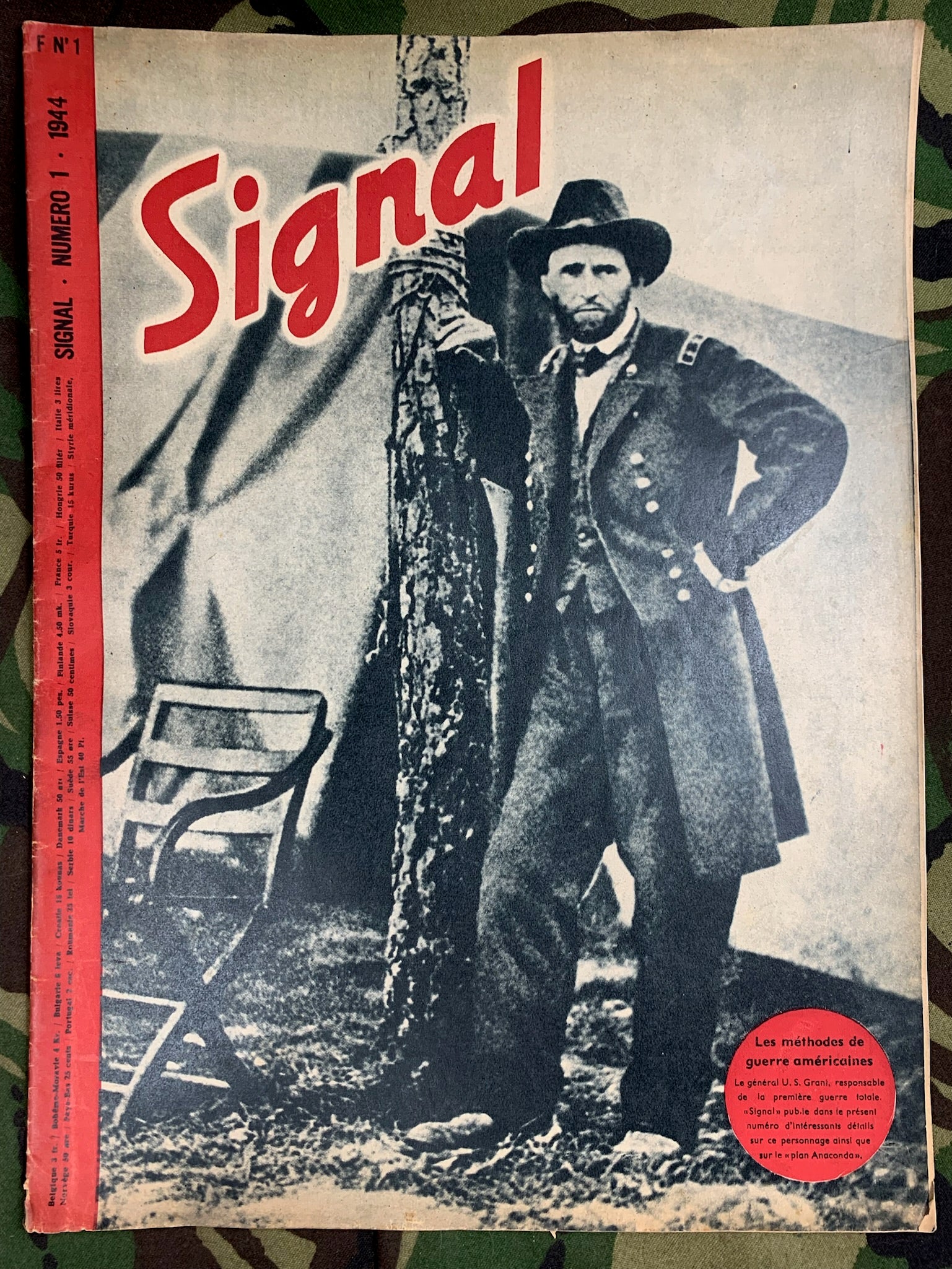 Original WW2 German Signal Magazine - No.1 1944 - The Militaria Shop