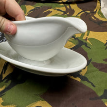 Load image into Gallery viewer, Original WW2 German Army Heer Porcelain Gravy Boat - KPM 1942
