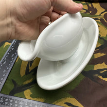 Load image into Gallery viewer, Original WW2 German Army Heer Porcelain Gravy Boat - KPM 1942
