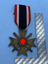 Load image into Gallery viewer, Original WW2 German War Merit Cross 2nd Class with swords with Ribbon
