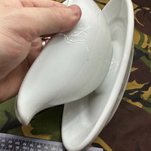 Load image into Gallery viewer, Original WW2 German Army Heer Porcelain Gravy Boat - KPM 1942
