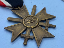 Load image into Gallery viewer, Original WW2 German War Merit Cross 2nd Class with swords with Ribbon
