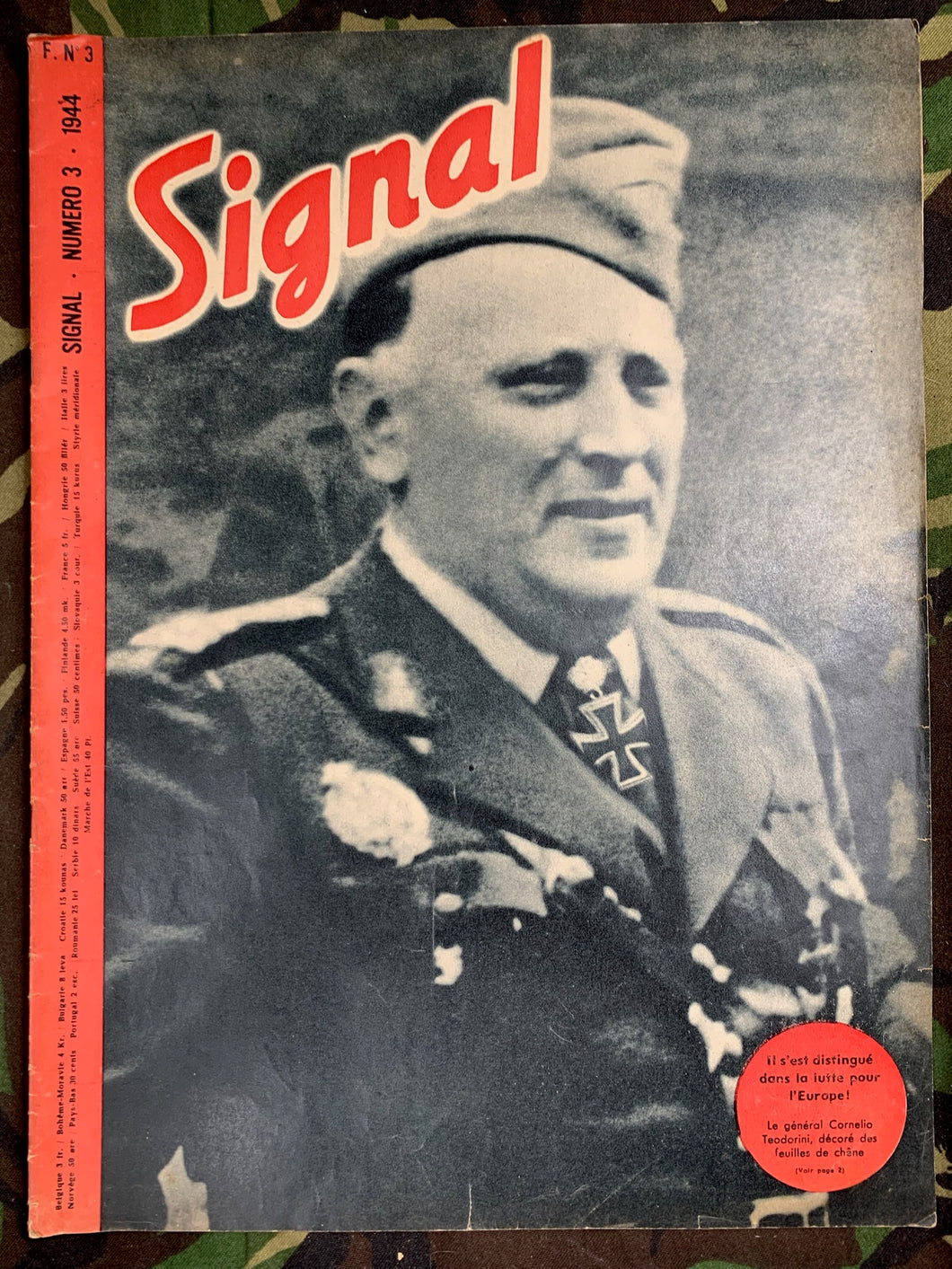 Original WW2 German Signal Magazine - No.3 1944
