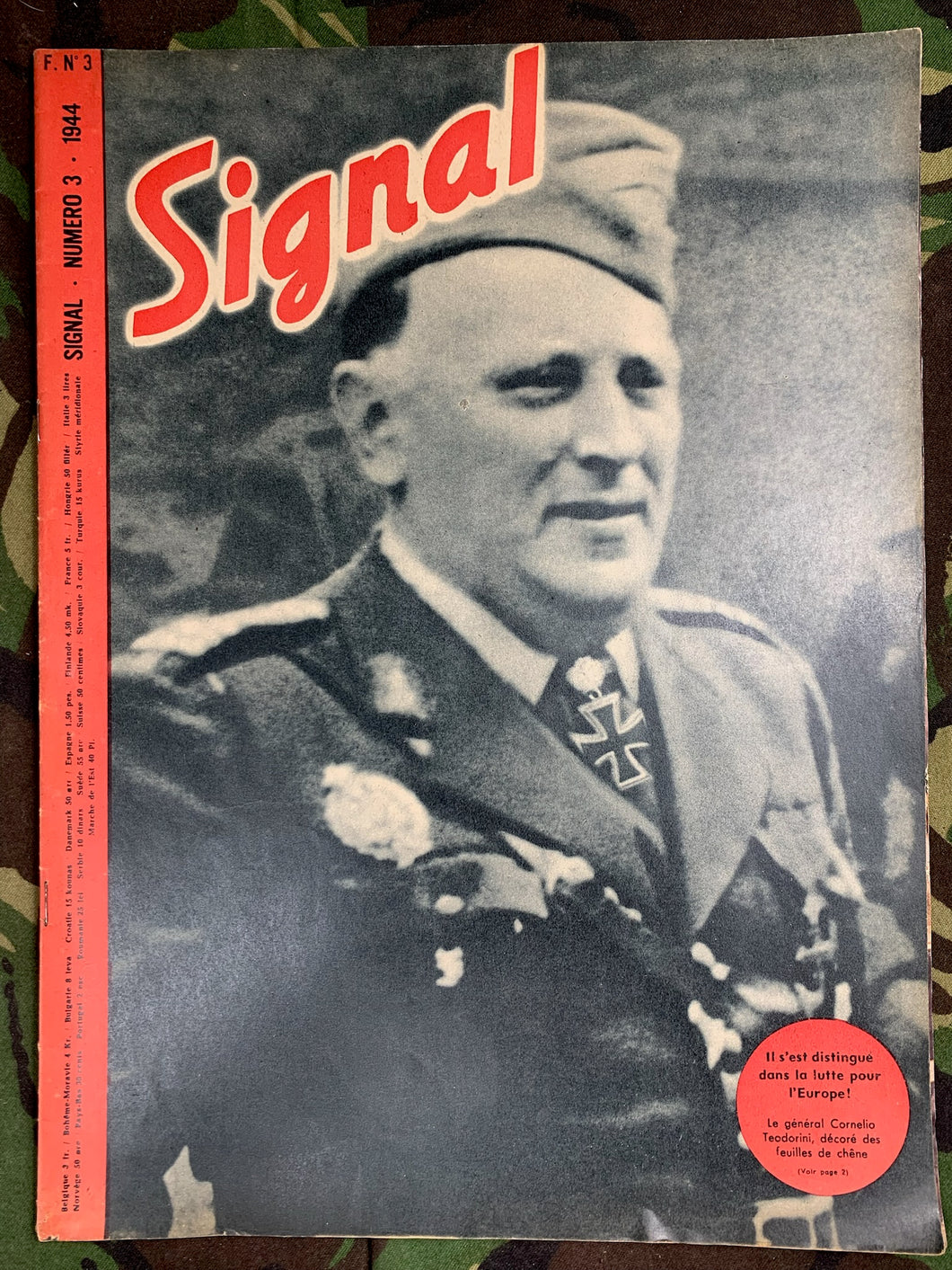 Original WW2 German Signal Magazine - No.3 1944