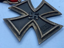 Load image into Gallery viewer, Original WW2 German Iron Cross 2nd Class - with Ribbon
